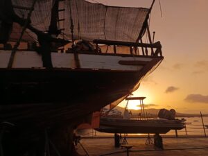 Renovación del velero Ora et Labora en Lanzarote